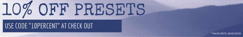 10% OFF PRESETS